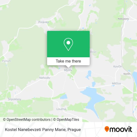 Kostel Nanebevzetí Panny Marie map
