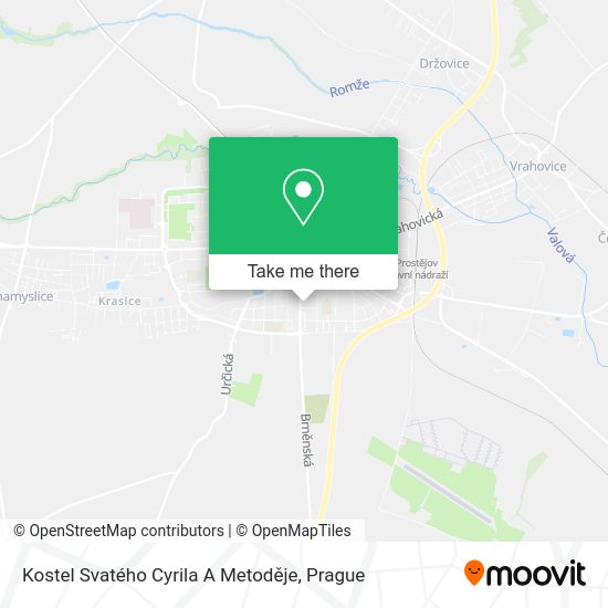 Kostel Svatého Cyrila A Metoděje map