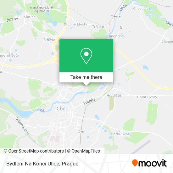 Bydlení Na Konci Ulice map