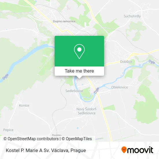Карта Kostel P. Marie A Sv. Václava