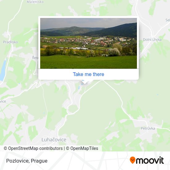 Карта Pozlovice