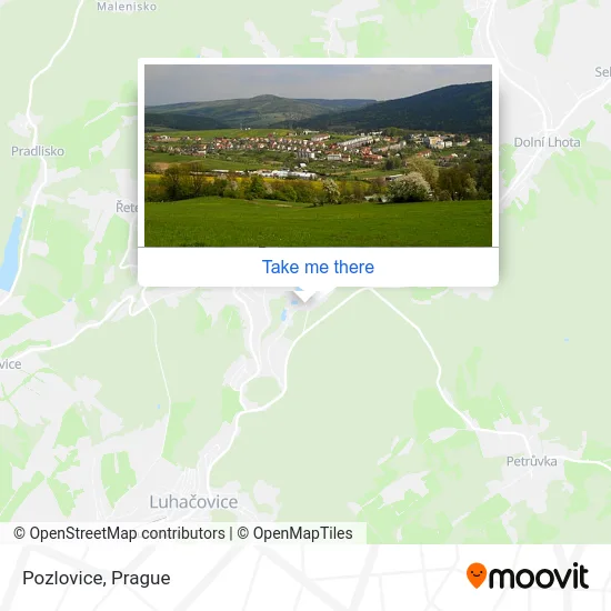 Карта Pozlovice