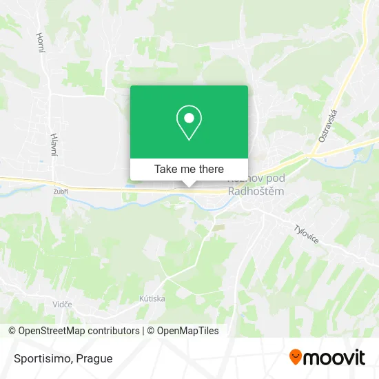 Карта Sportisimo