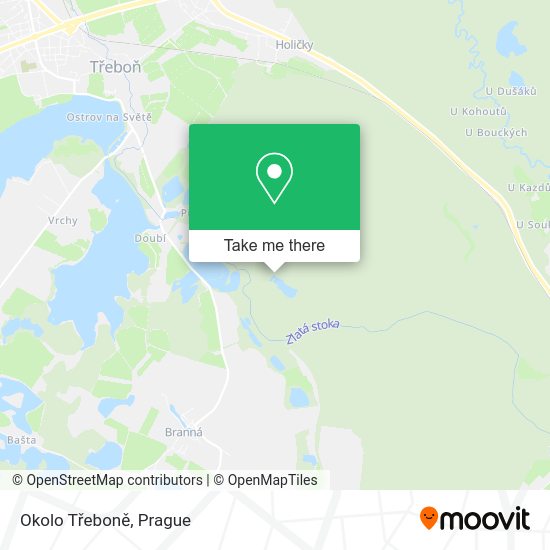 Okolo Třeboně map