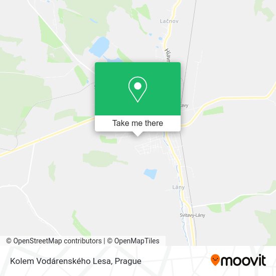 Карта Kolem Vodárenského Lesa