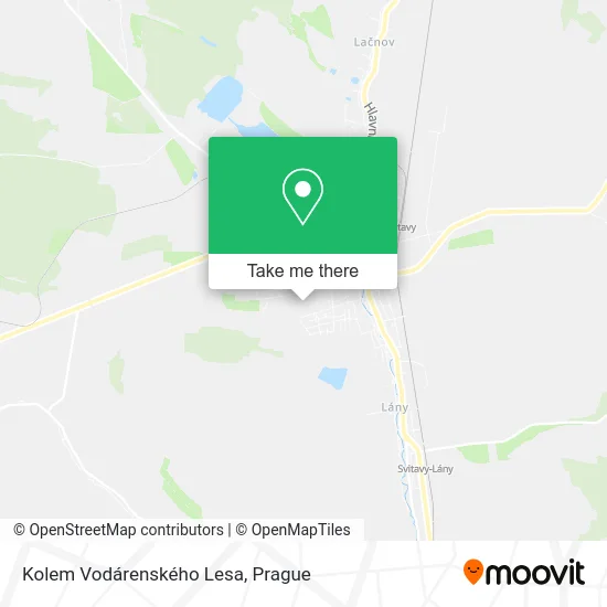 Карта Kolem Vodárenského Lesa