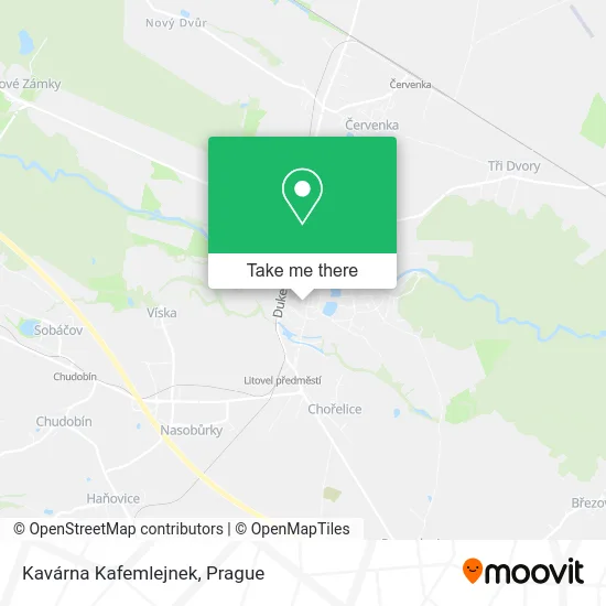 Карта Kavárna Kafemlejnek