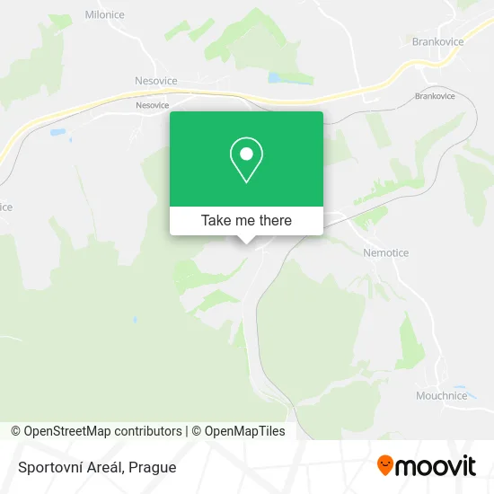 Карта Sportovní Areál