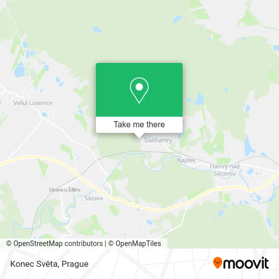 Карта Konec Světa