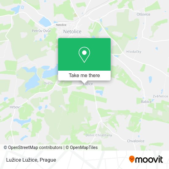 Карта Lužice Lužice