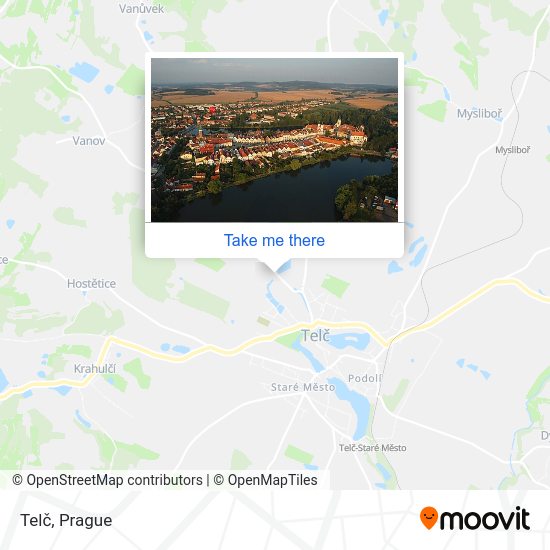 Карта Telč