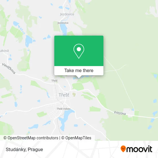 Карта Studánky