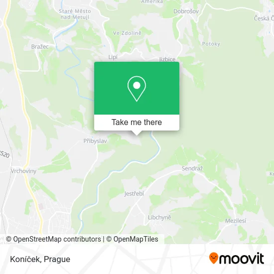 Карта Koníček