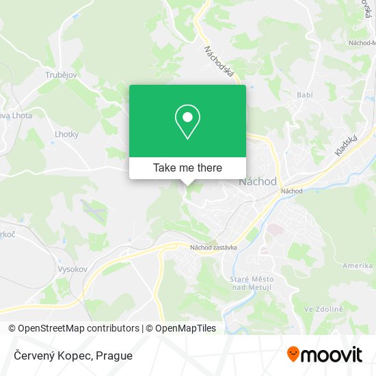 Červený Kopec map