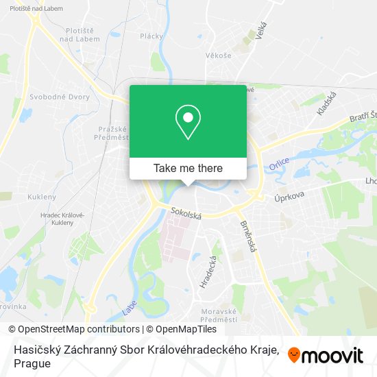 Hasičský Záchranný Sbor Královéhradeckého Kraje map