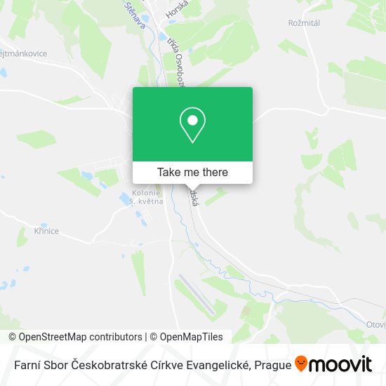 Farní Sbor Českobratrské Církve Evangelické map