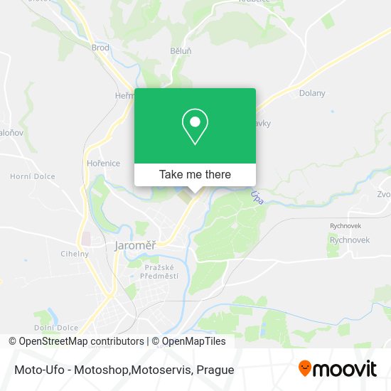 Moto-Ufo - Motoshop,Motoservis map