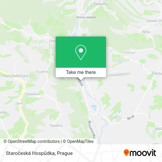 Карта Staročeská Hospůdka