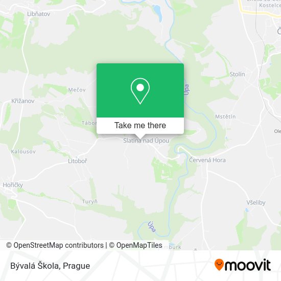 Bývalá Škola map