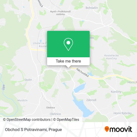 Карта Obchod S Potravinami