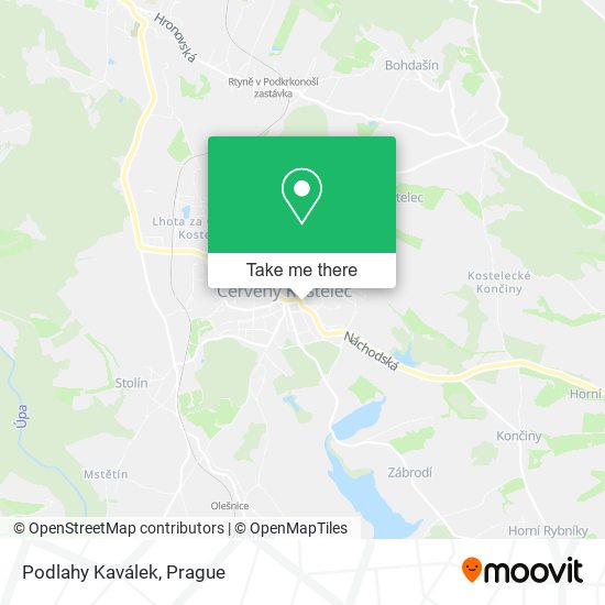 Podlahy Kaválek map