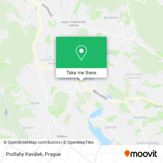 Карта Podlahy Kaválek
