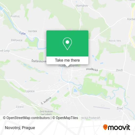 Карта Novotný