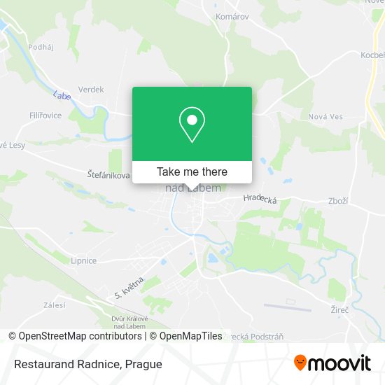 Карта Restaurand Radnice