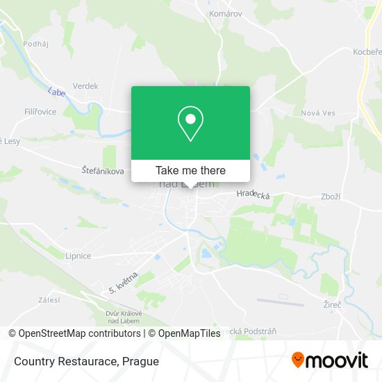 Карта Country Restaurace