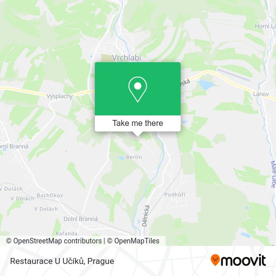 Карта Restaurace U Učíků