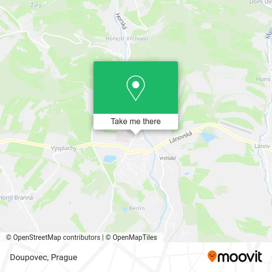 Карта Doupovec
