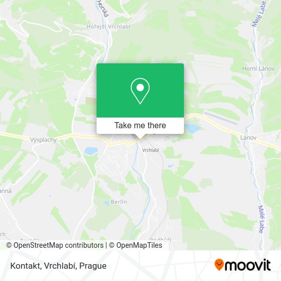 Kontakt, Vrchlabí map