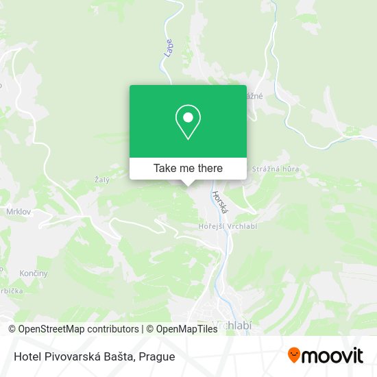Карта Hotel Pivovarská Bašta