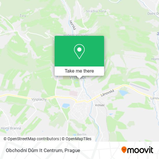 Obchodní Dům It Centrum map