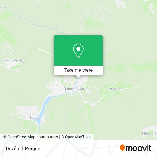 Карта Devětsil