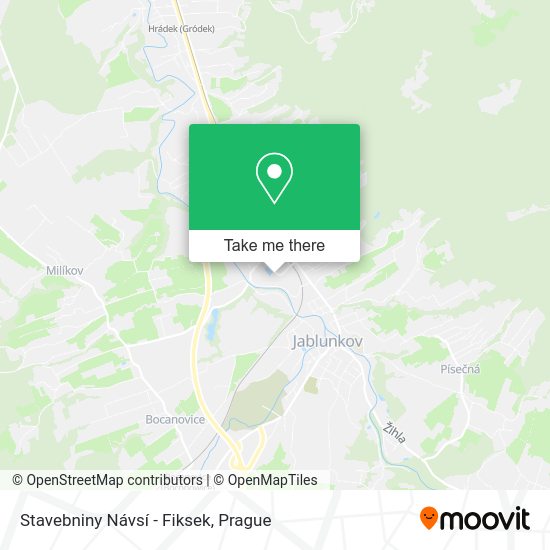 Stavebniny Návsí - Fiksek map