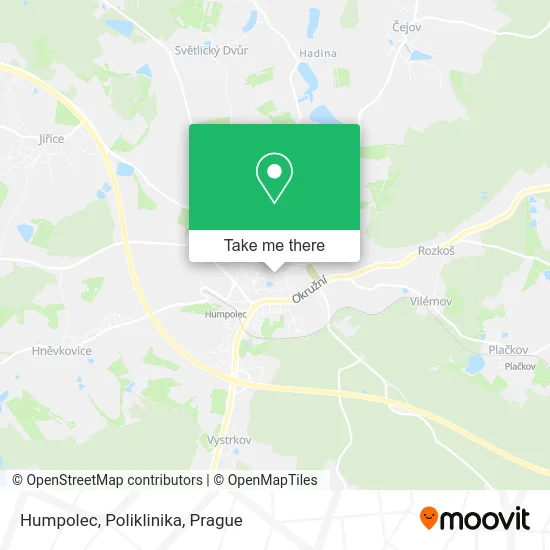 Карта Humpolec, Poliklinika