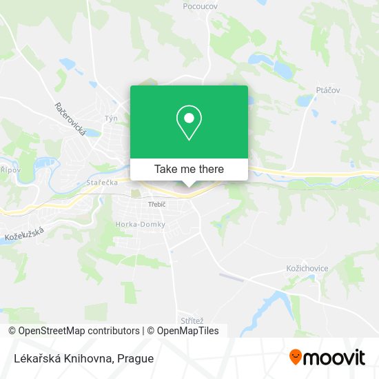 Lékařská Knihovna map