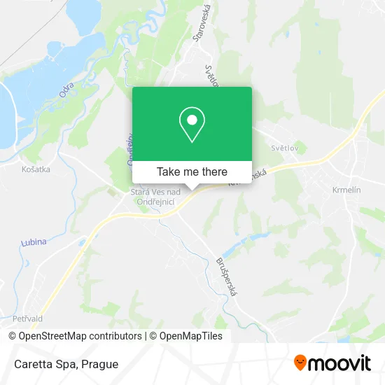 Карта Caretta Spa