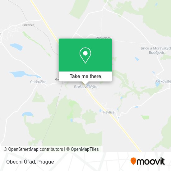 Obecní Úřad map