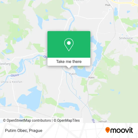Карта Putim Obec