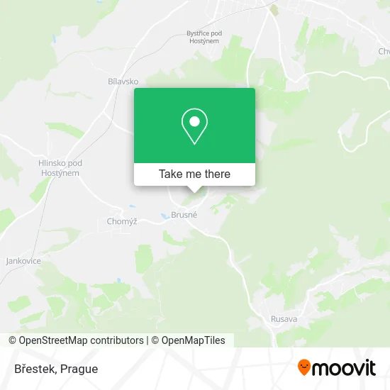 Карта Břestek