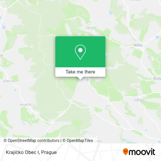 Карта Krajíčko Obec I