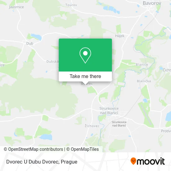 Карта Dvorec U Dubu Dvorec