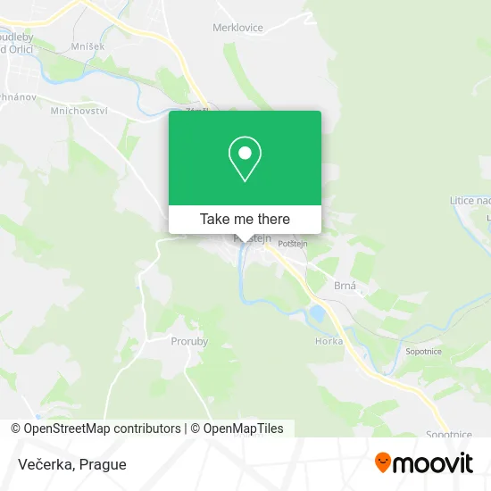 Карта Večerka