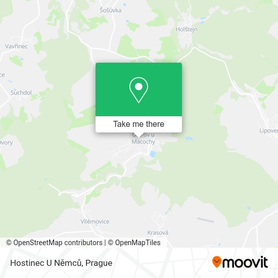 Hostinec U Němců map