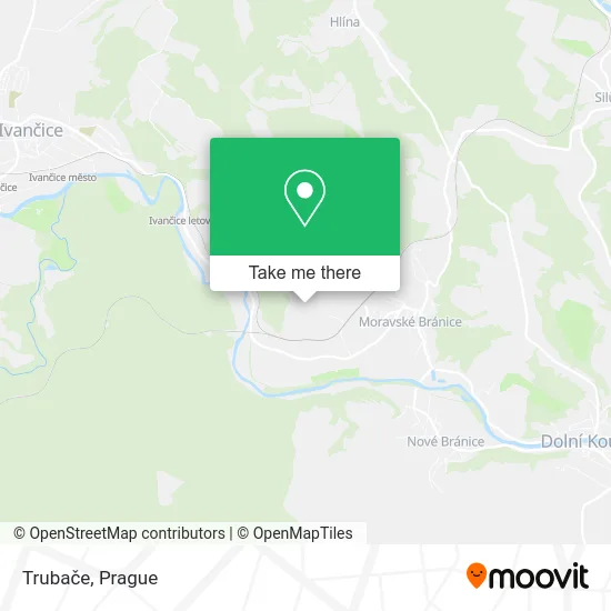 Карта Trubače