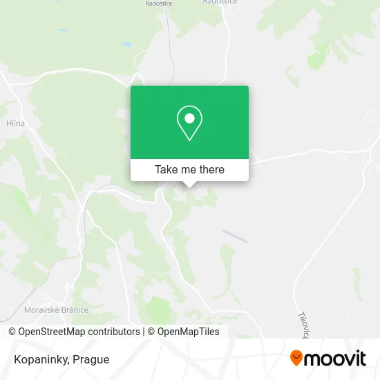 Карта Kopaninky