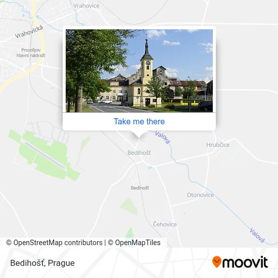Карта Bedihošť