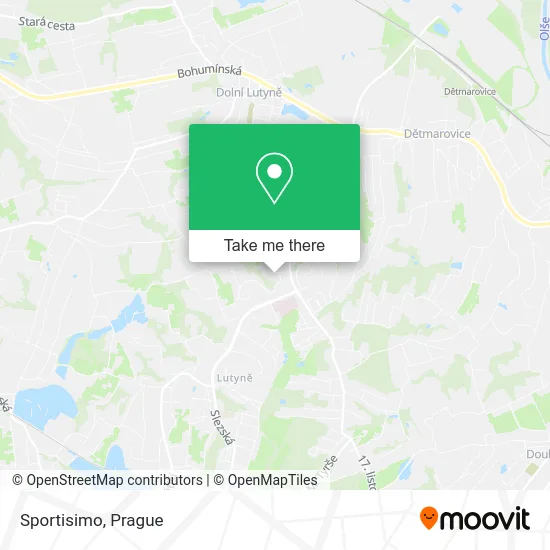Карта Sportisimo